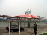 萊蕪104國道站臺共86組-萊蕪膜結構